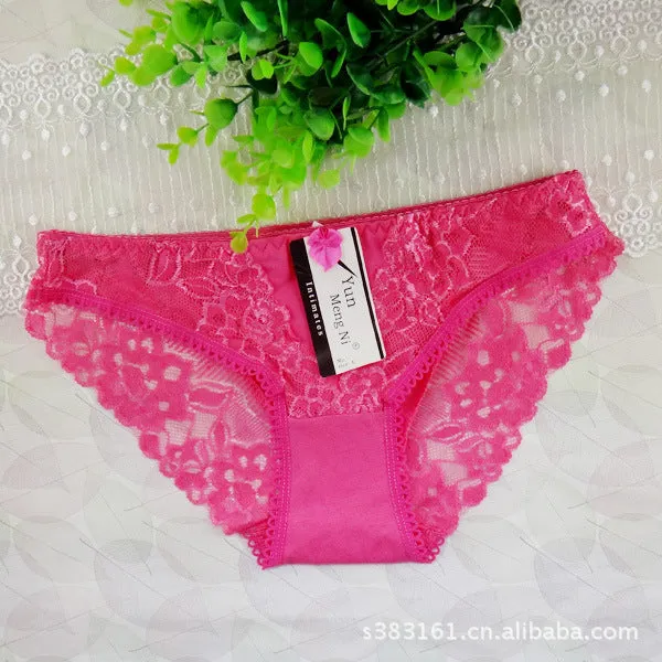 2016 Real Calcinha Underwear Women bragas High Quality Wholesale Cotton Women Panties Thongs Sexy Underwear Briefs Lace