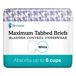 Because Maximum Tabbed Briefs