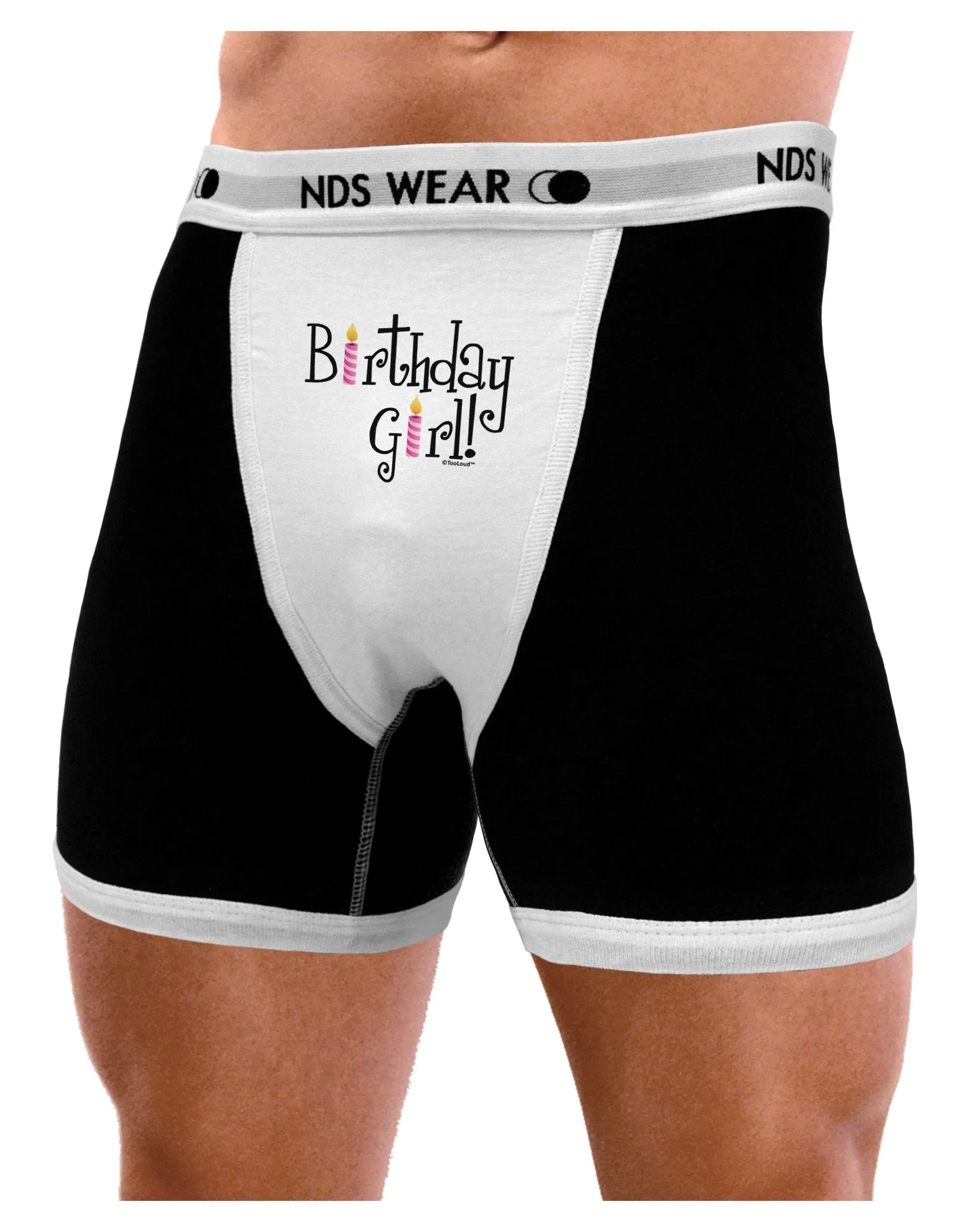 Birthday Girl - Birthday Candles Mens Boxer Brief Underwear by TooLoud