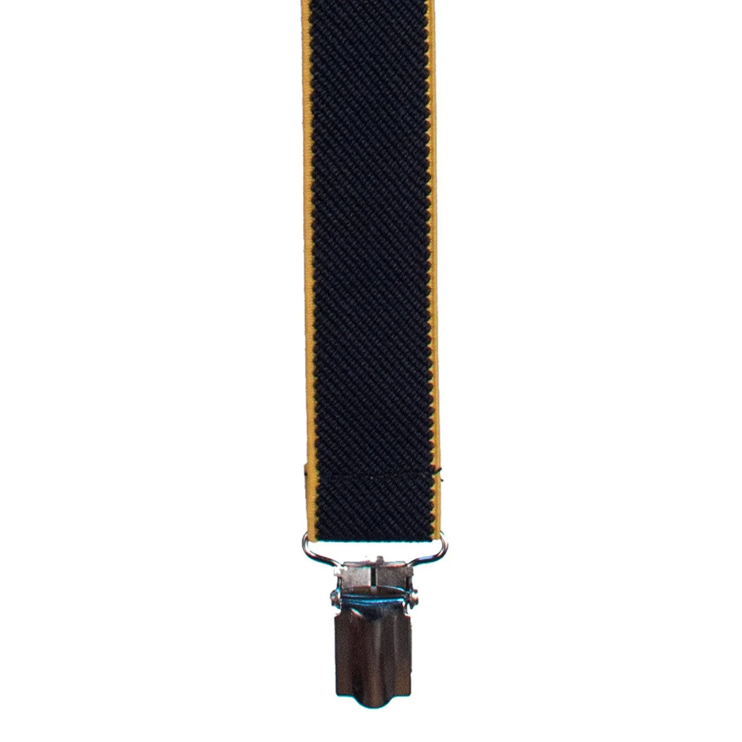 Black-Yellow Slim Suspenders