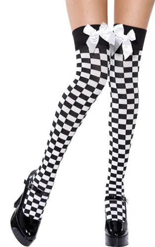 Black&White Check Hold Ups