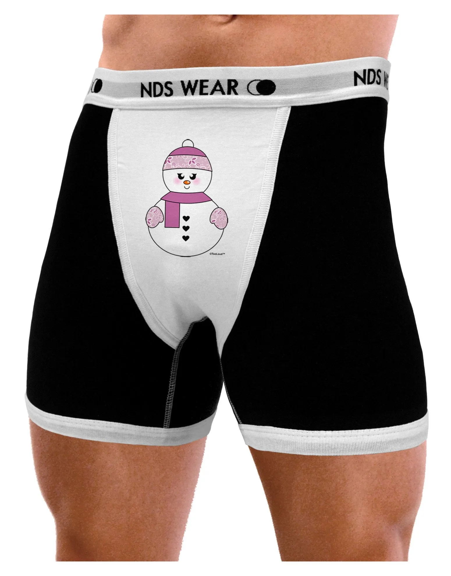 Cute Girl Snowman - Christmas Mens Boxer Brief Underwear by TooLoud