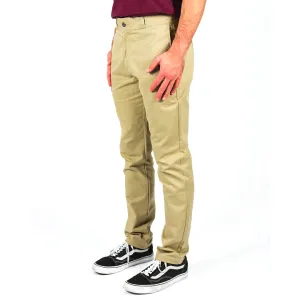 DICKIES 818 SLIM TWILL PANTS - DESERT SAND