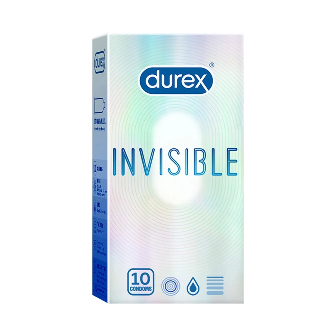 Durex Invisible - 50 Condoms, 10s(Pack of 5)