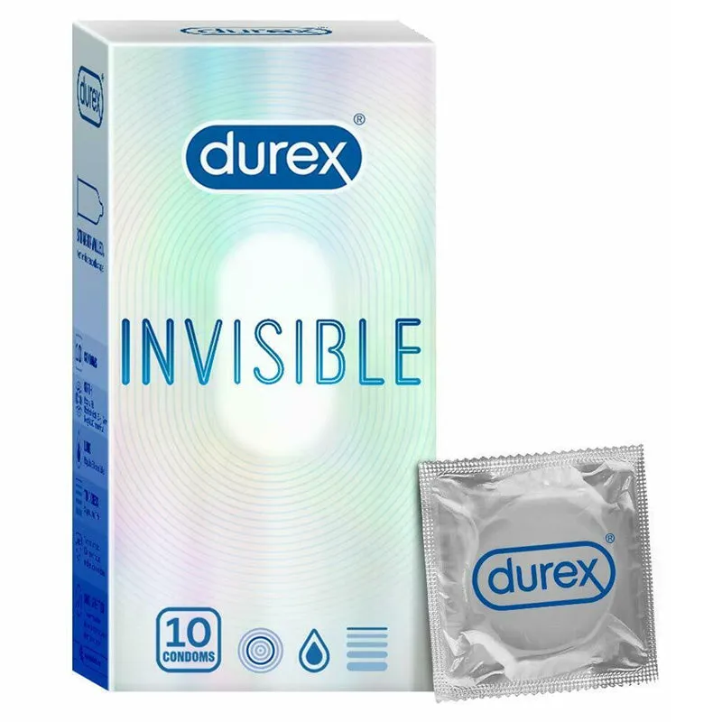 Durex Invisible Lubricated Box 10