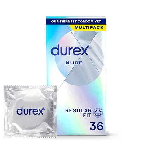 Durex Nude Ultra Thin Regular Fit Condoms