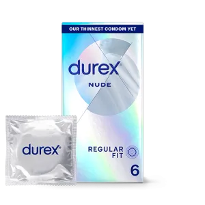 Durex Nude Ultra Thin Regular Fit Condoms