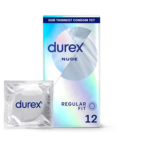 Durex Nude Ultra Thin Regular Fit Condoms