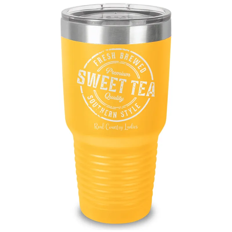 Fresh Brewed Sweet Tea Laser Etched Tumbler