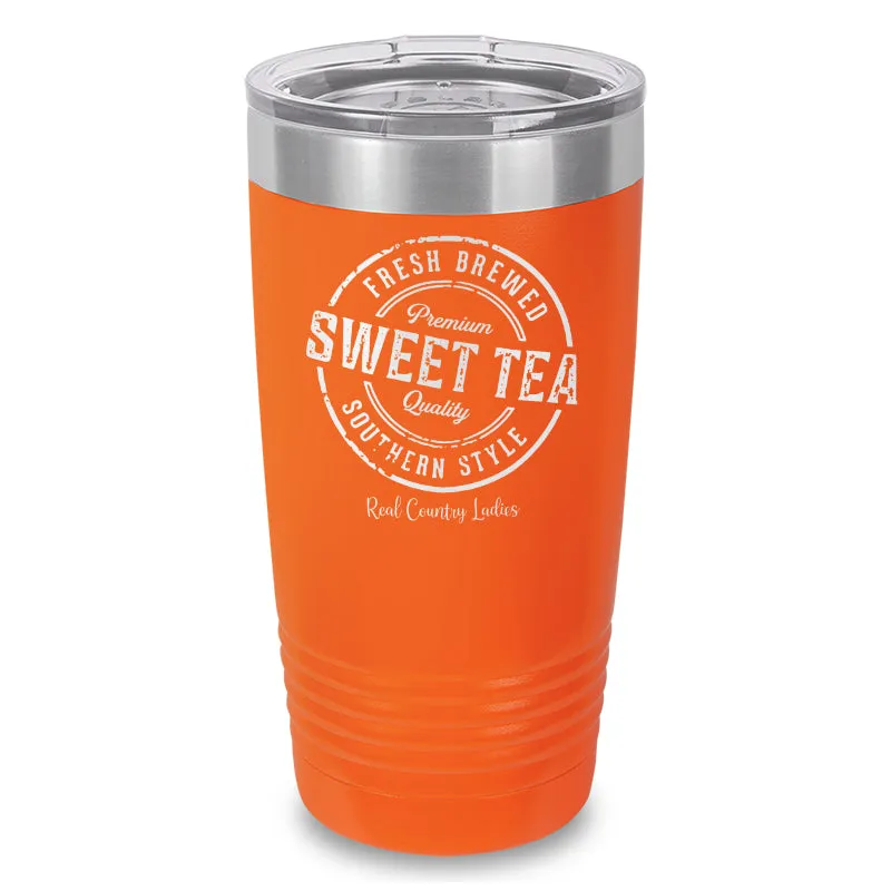 Fresh Brewed Sweet Tea Laser Etched Tumbler