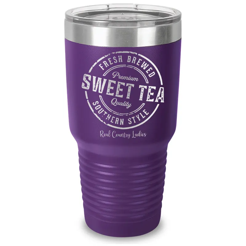 Fresh Brewed Sweet Tea Laser Etched Tumbler