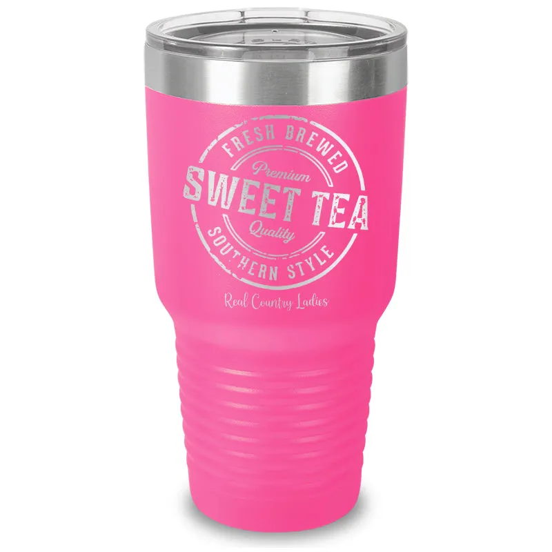 Fresh Brewed Sweet Tea Laser Etched Tumbler