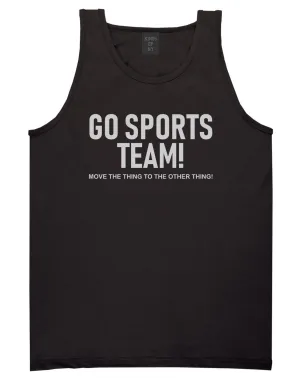 Go Sports Team Funny Mens Tank Top T-Shirt