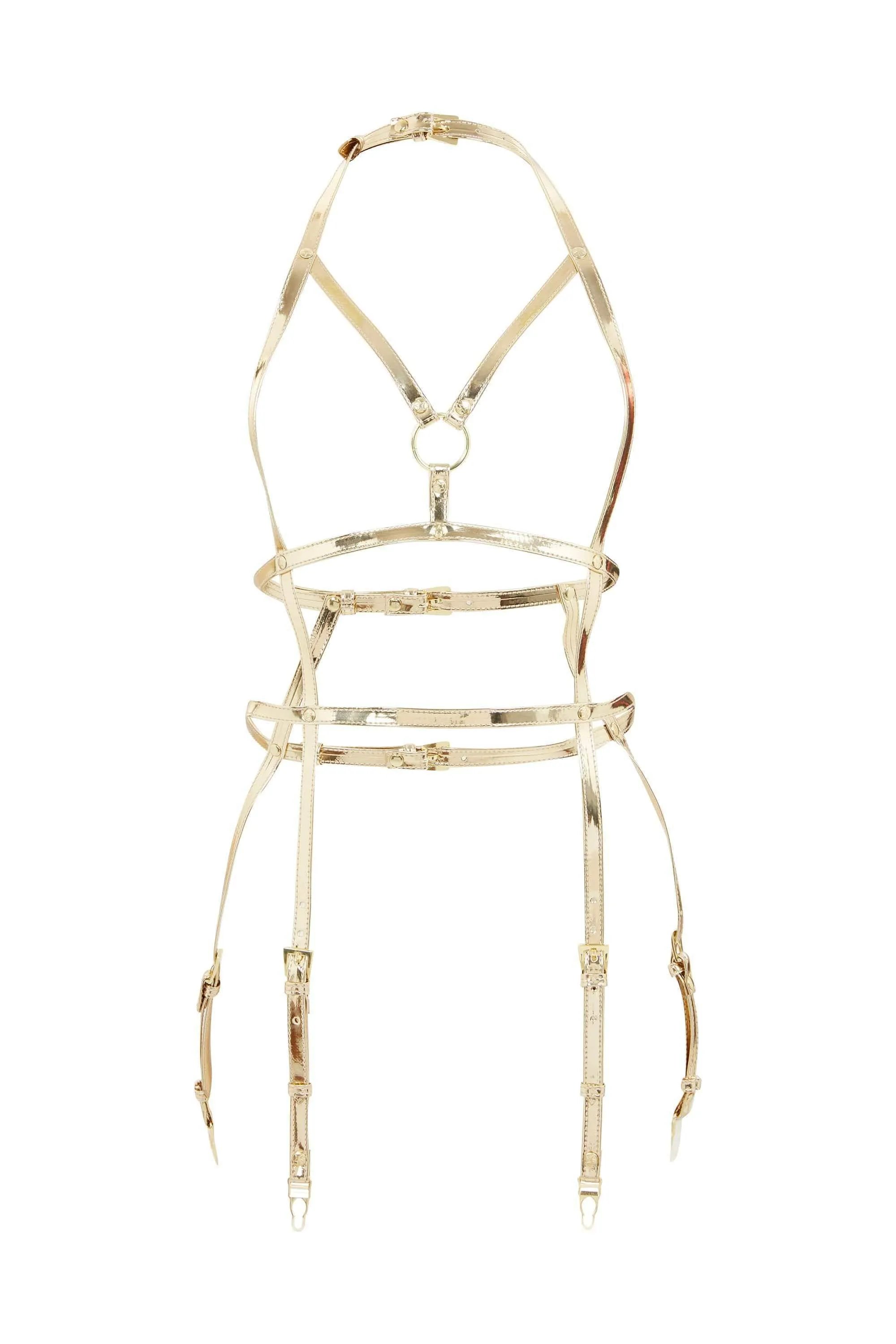 Gold Open Suspender Harness