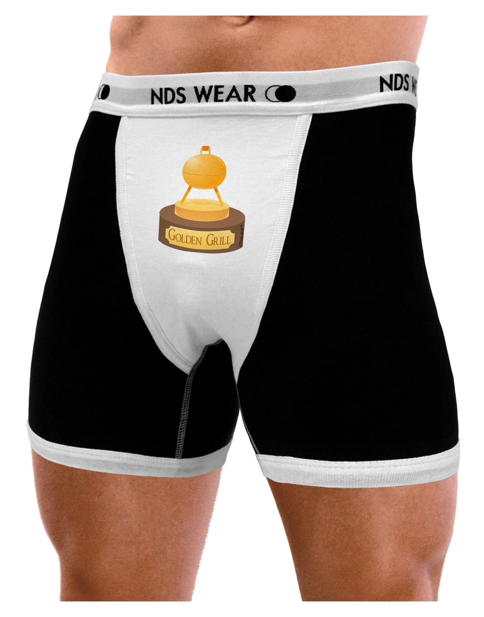 Golden Grill Trophy Mens Boxer Brief Underwear by TooLoud