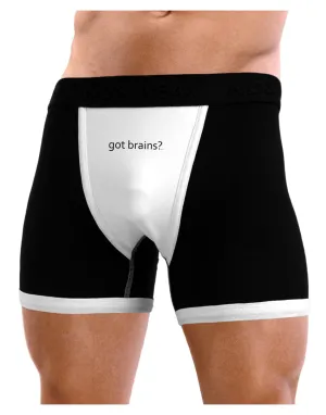 Got Brains Mens Boxer Brief Underwear