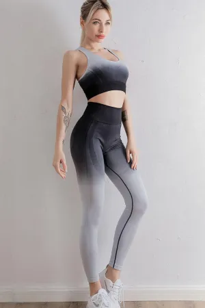 Gradient Sports Bra and Leggings Set