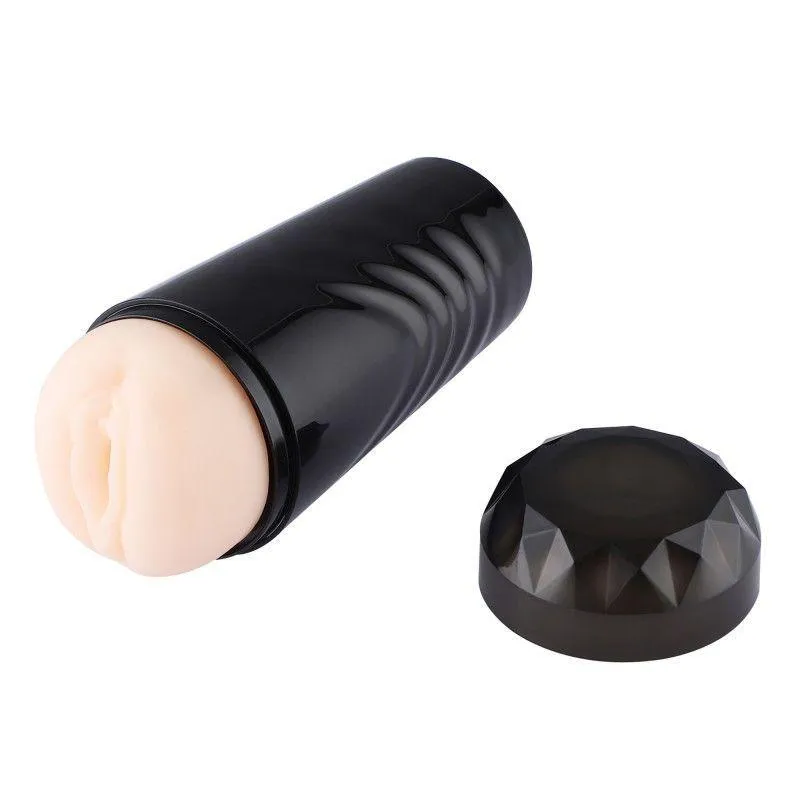 HiSmith - Vibrating Rechargeable Pussy Stroker with Black Case (KlicLok)