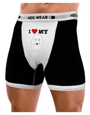 I Heart My - Cute Poodle Dog - White Mens Boxer Brief Underwear by TooLoud