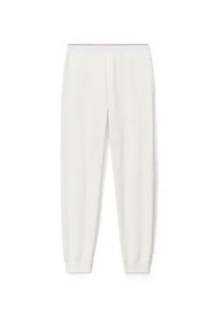 JOGGER | WHITE COTTON WAFFLE  | AW