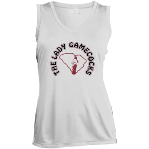 Lady Gamecocks Women's Basketball-Inspired Sleeveless Moisture Absorbing V-Neck