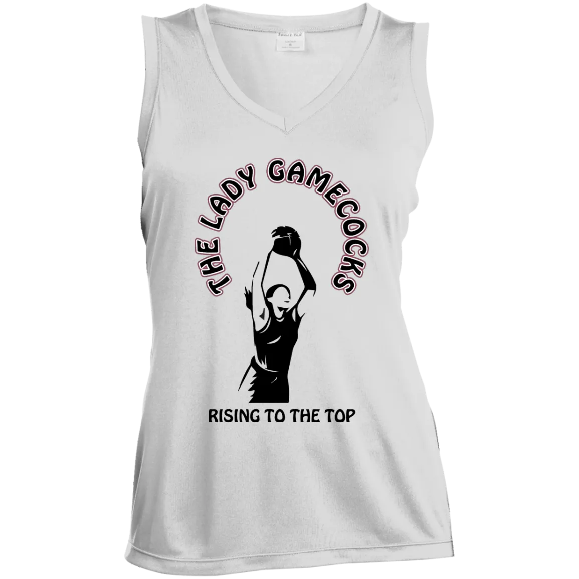 Lady Gamecocks Women's Basketball-Inspired Sleeveless Moisture Absorbing V-Neck