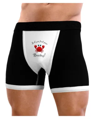 Lets Go Find Some Beaches Mens Boxer Brief Underwear