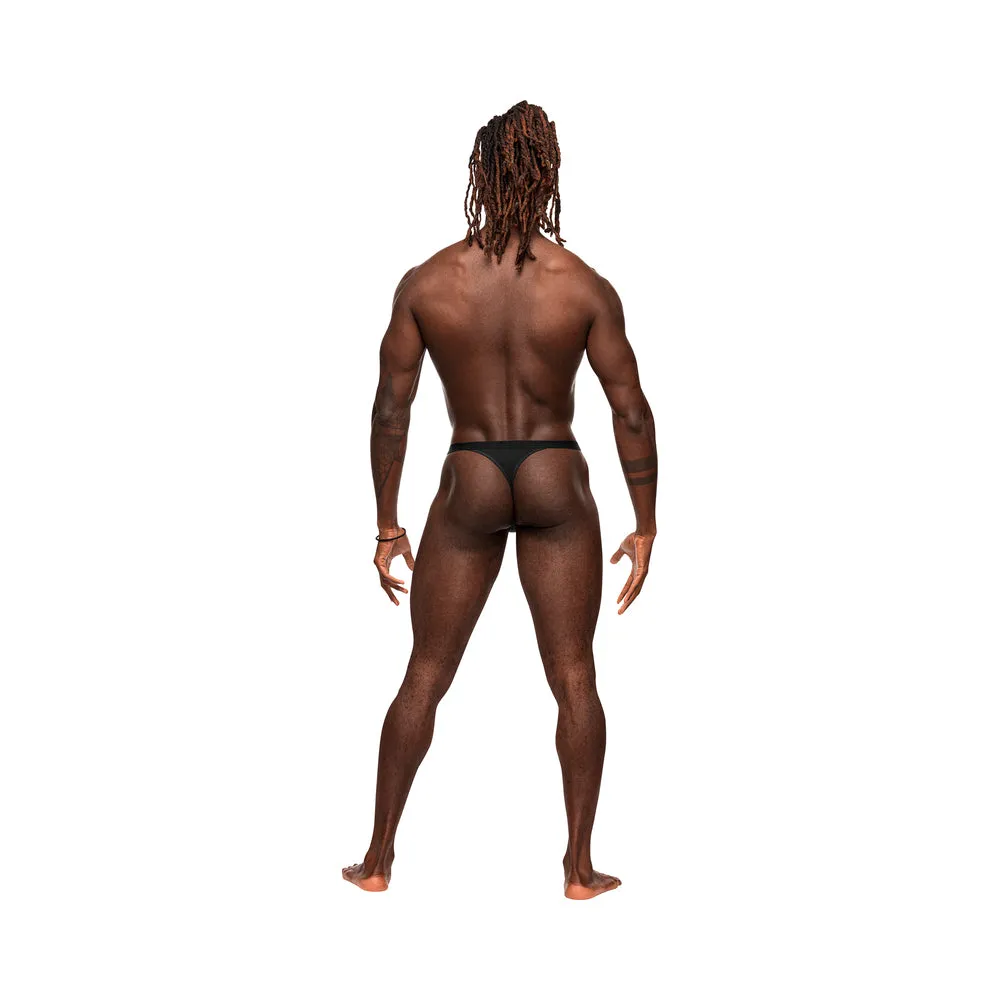 Male Power Magnificence Micro V Thong Black S/M