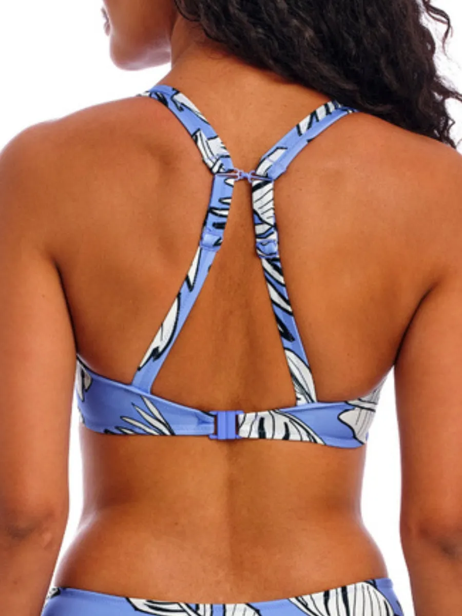 Mali Beach High Apex Bikini Top - Cornflower