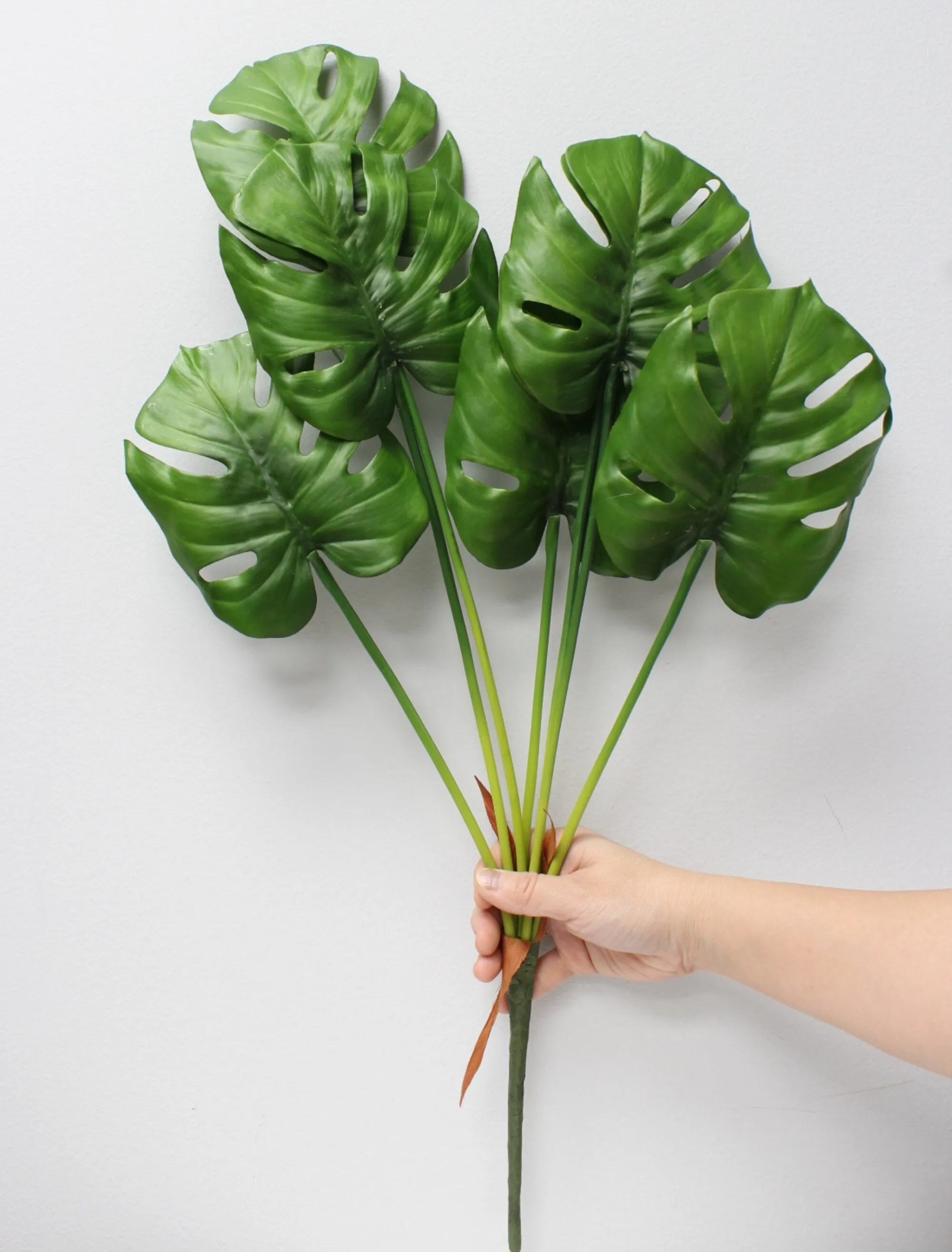 Monstera Split Bush with 7-Stem Bush Real Touch Tropical Leaf