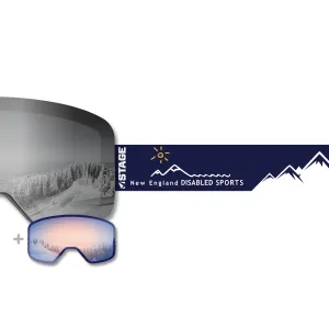 New England Disabled Sports Propnetic - Magnetic Ski Goggle   Bonus Lens