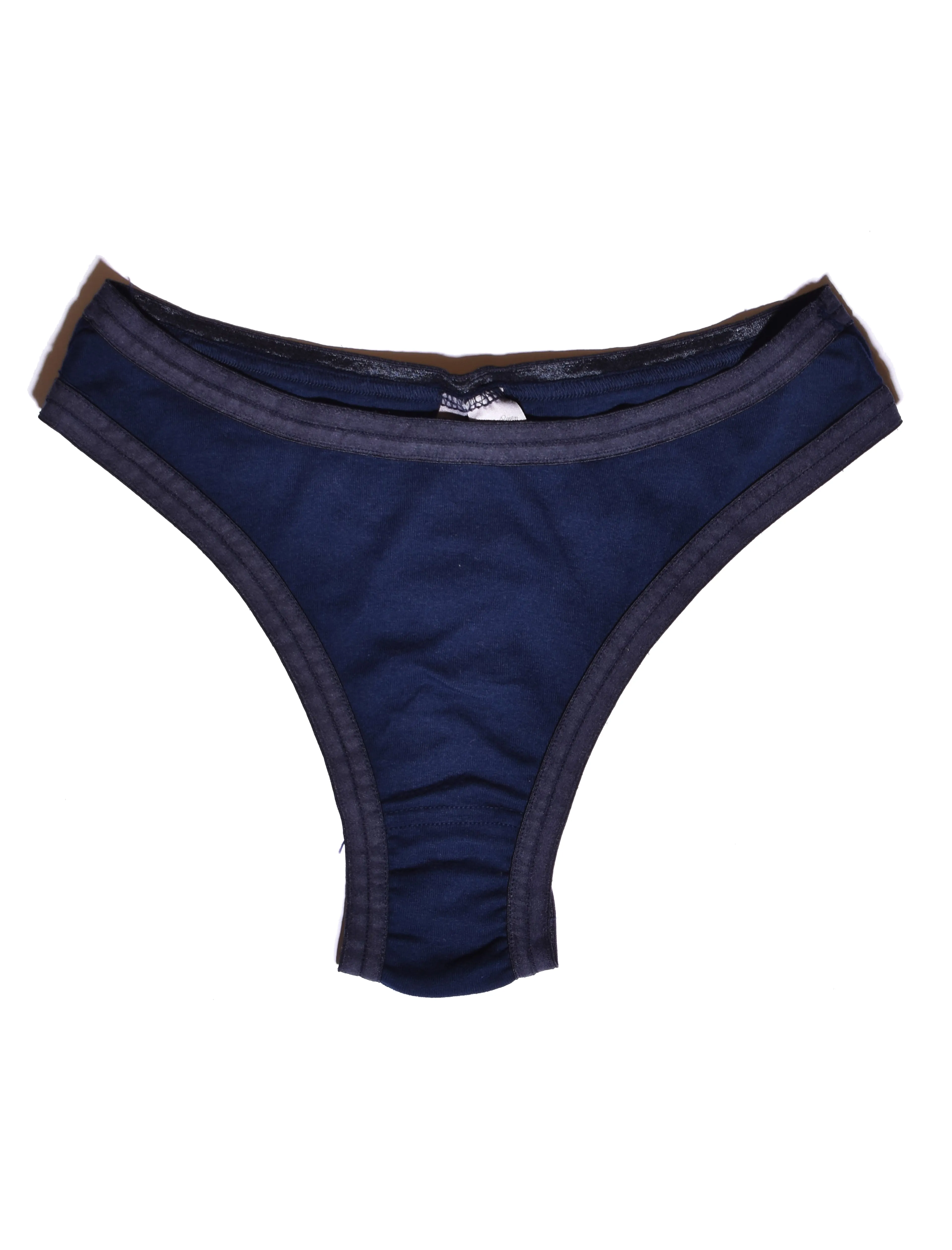 Organic Cotton Thong Panty • Navy