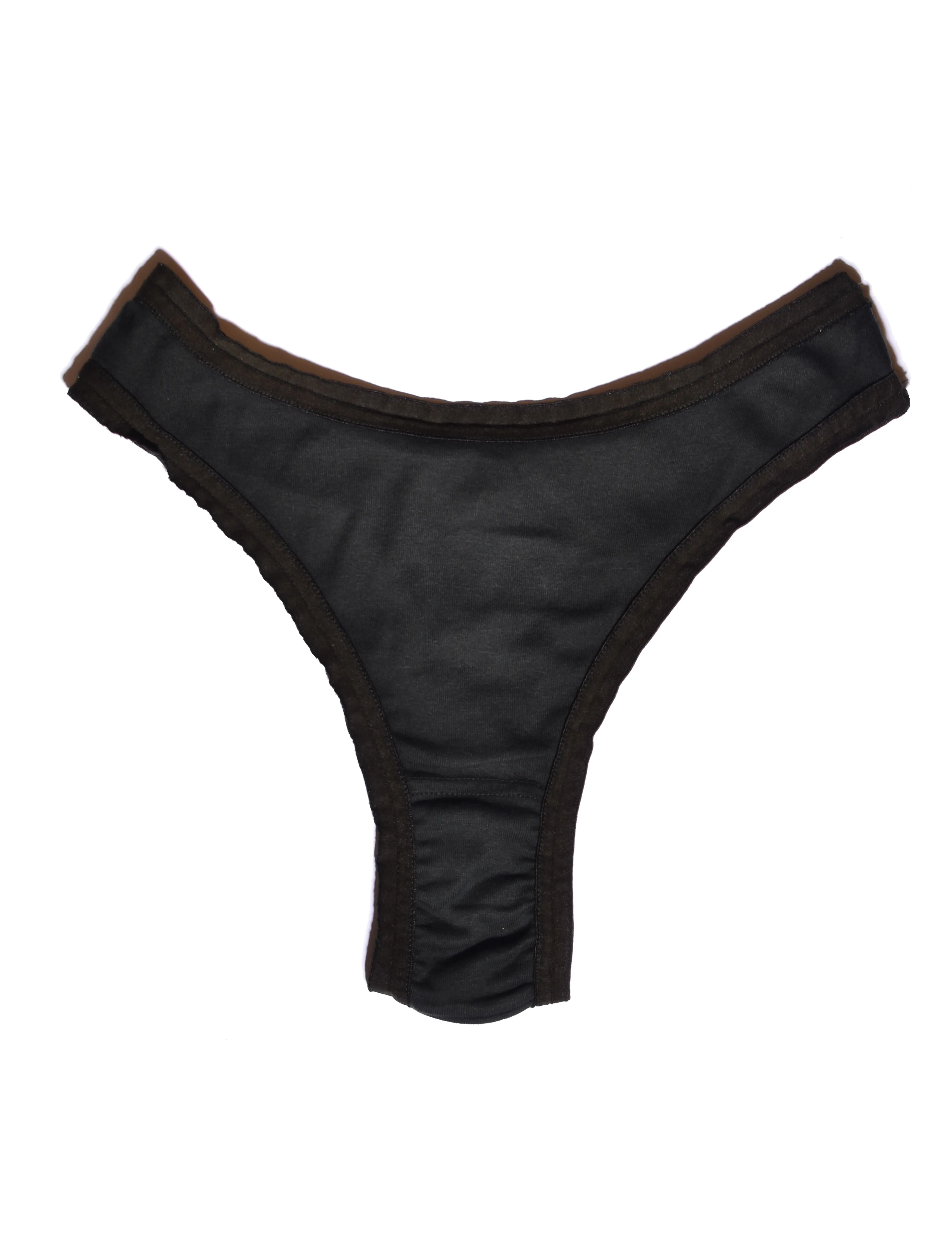 Organic Cotton Thong Panty • Petrol