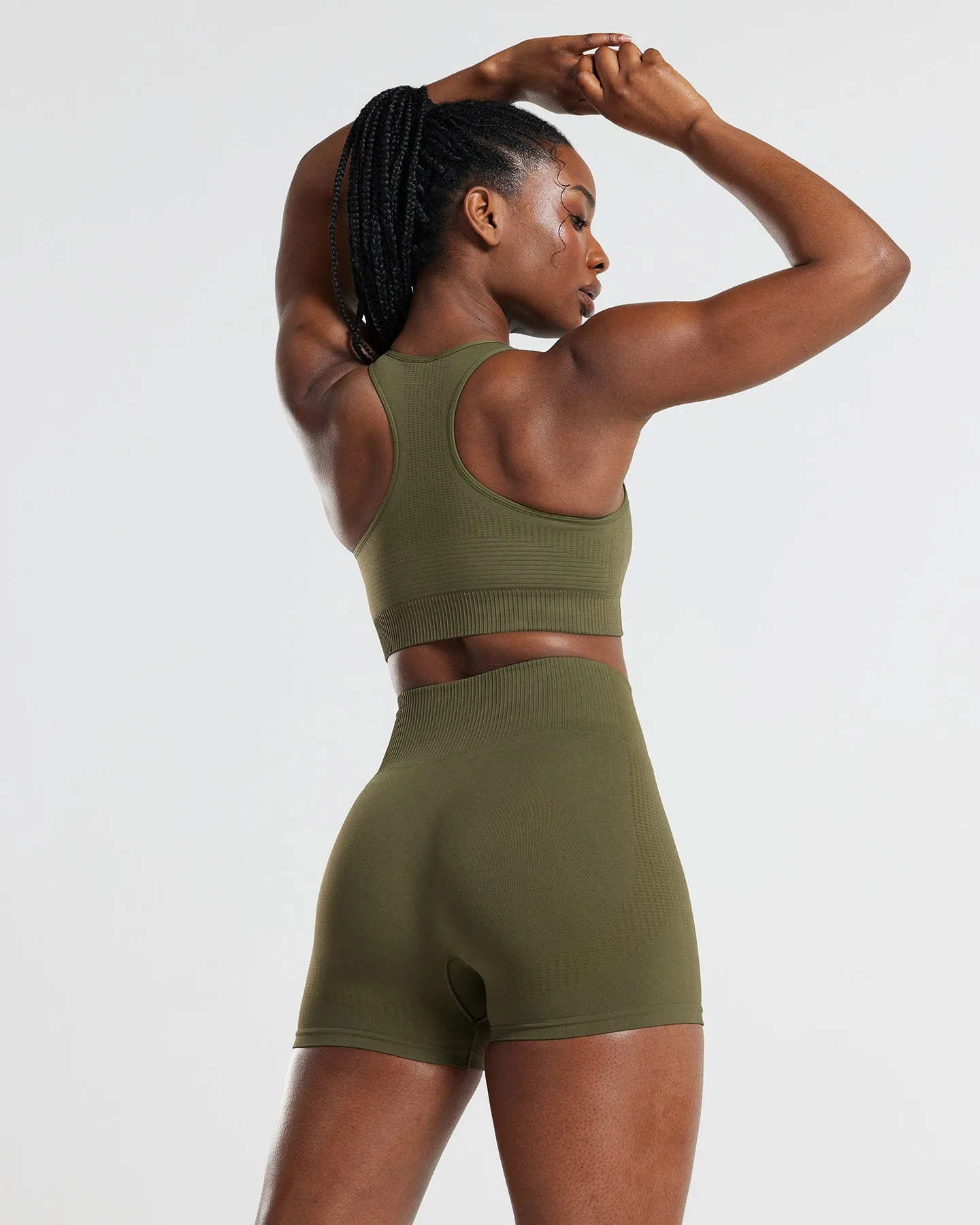 Power Seamless Shorts | Khaki