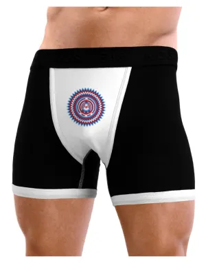 Psychedelic Peace Patriotic Mens Boxer Brief Underwear