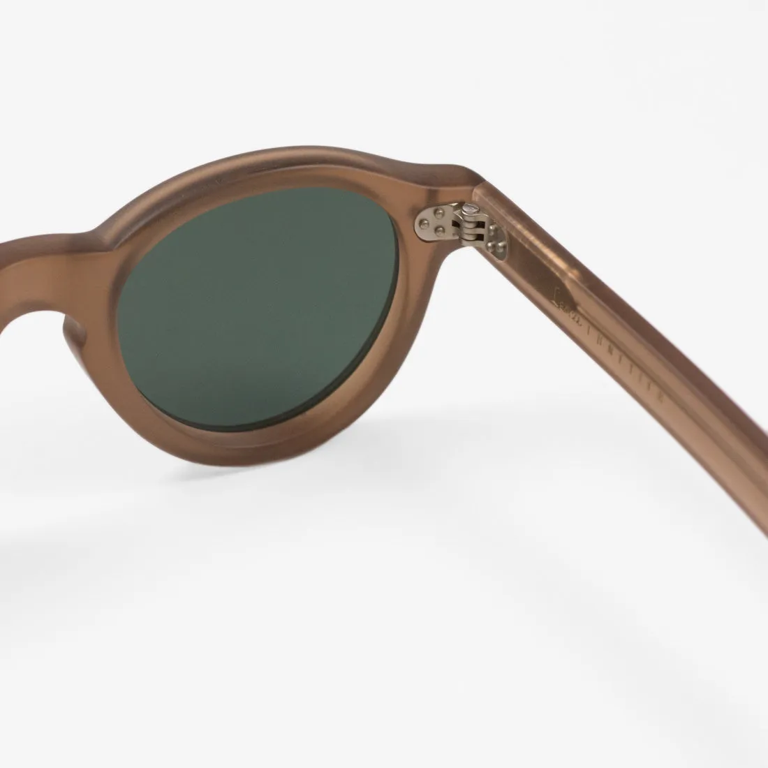 "Gaston" sunglasses in matte brown