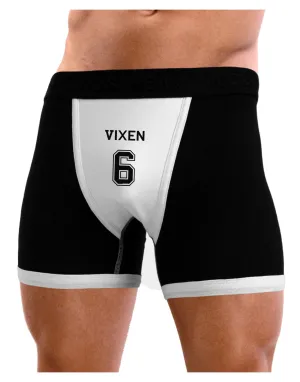 Reindeer Jersey - Vixen 6 Mens Boxer Brief Underwear