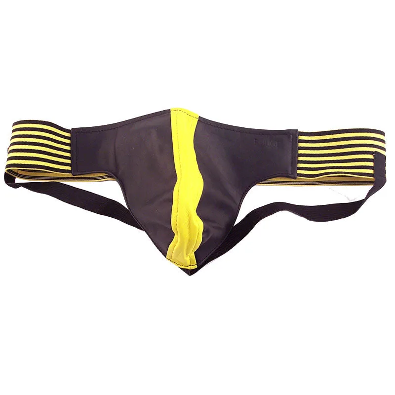 Rouge Garments Jock Black And Yellow