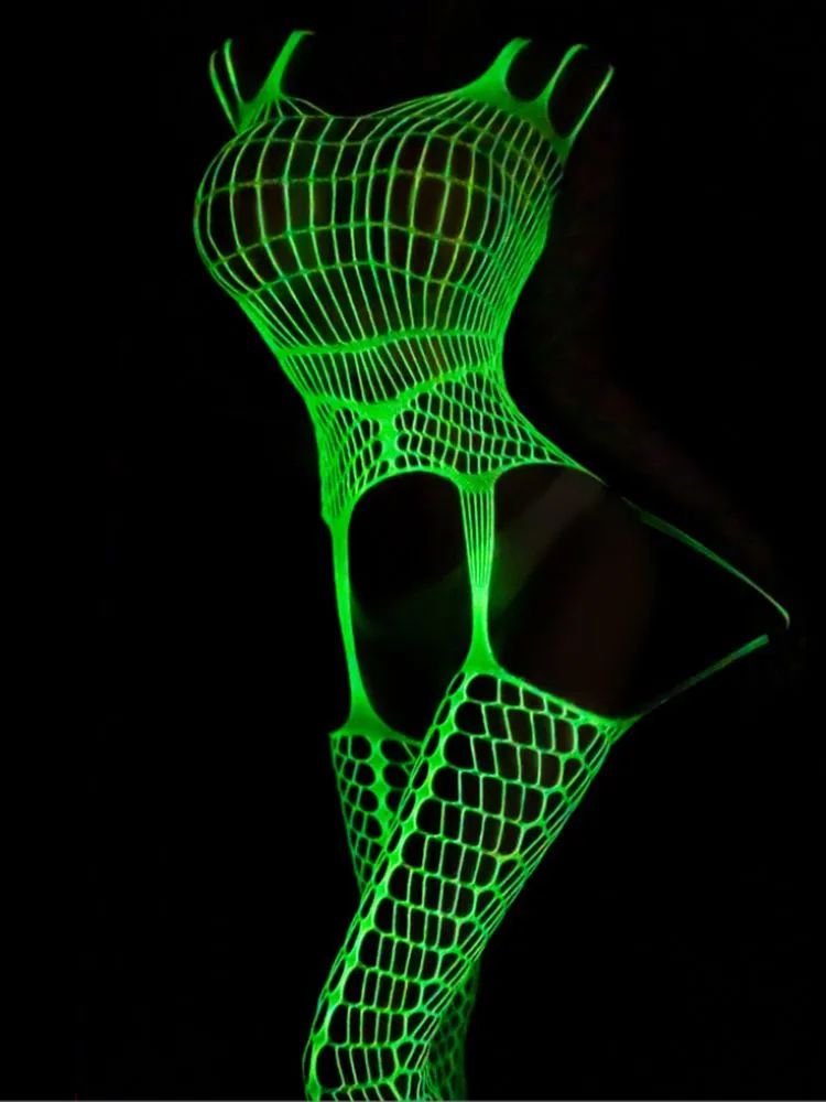 Sexy Lingerie Bodysuit Luminous Underwear