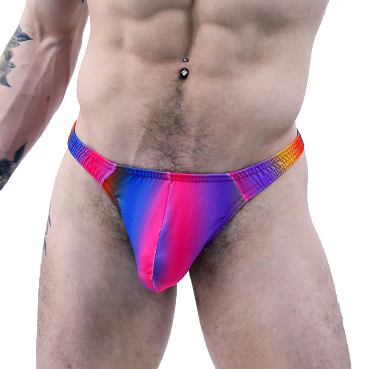 Shop Men's Rainbows Illusion Thong Underwear