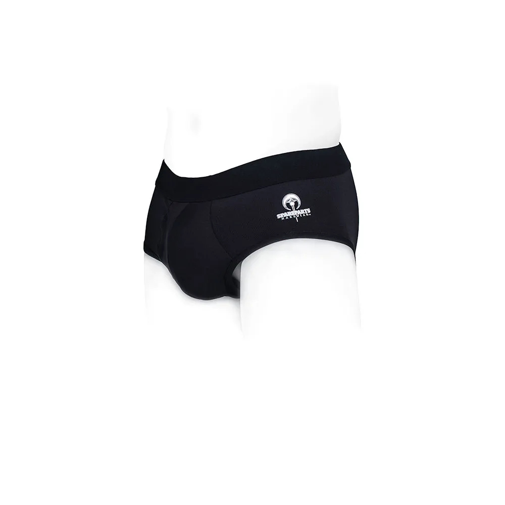 SpareParts Pete Briefs Nylon Packing Underwear Black Size XL