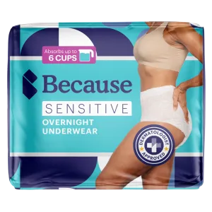 Starter Set of Sensitive Overnight Underwear