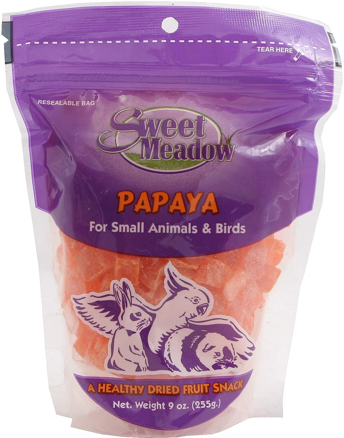 Sweet Meado Farm Dried Papaya 9 oz.