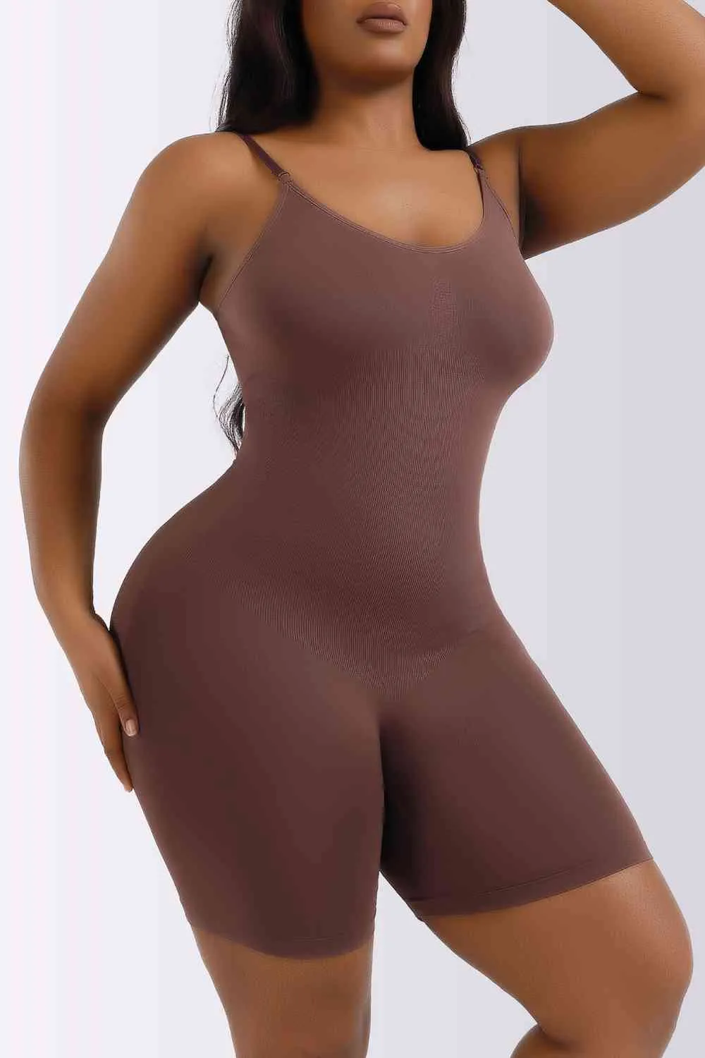 TEEK - Spaghetti Strap Shaping Romper