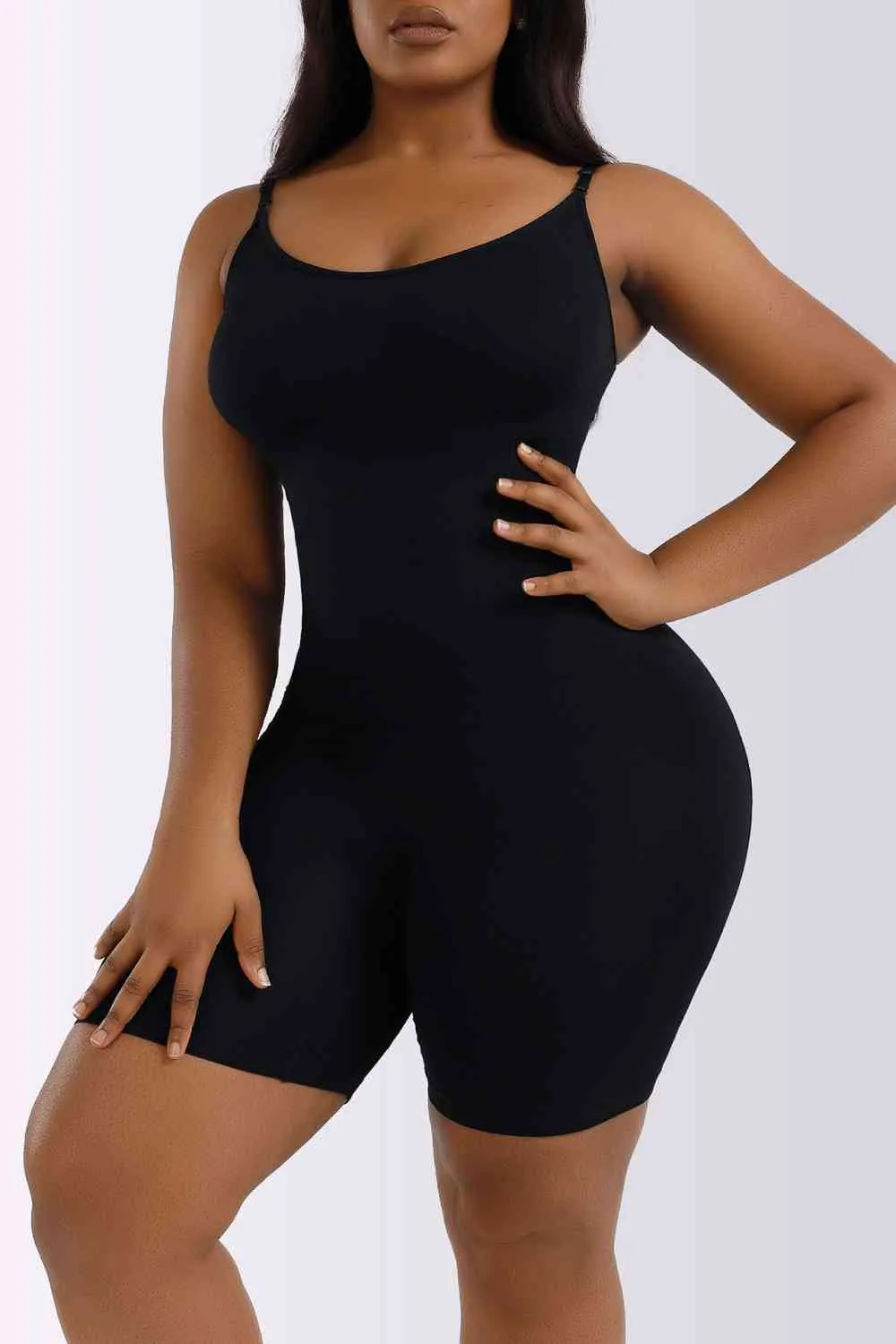 TEEK - Spaghetti Strap Shaping Romper