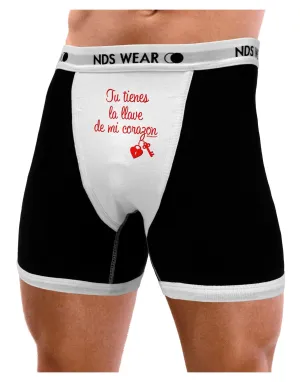 Tu Tienes La Llave De Mi Corazon  Mens Boxer Brief Underwear by TooLoud