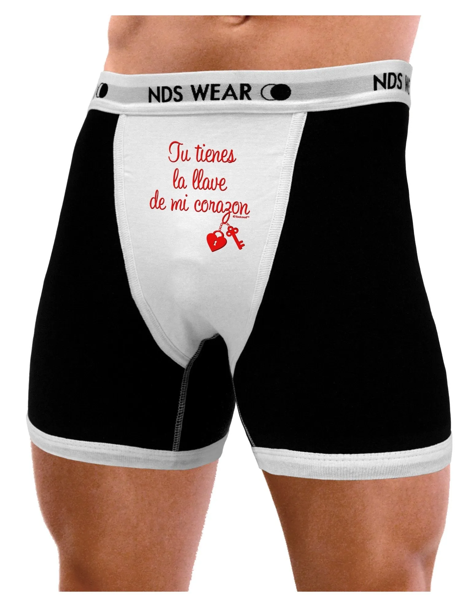 Tu Tienes La Llave De Mi Corazon  Mens Boxer Brief Underwear by TooLoud