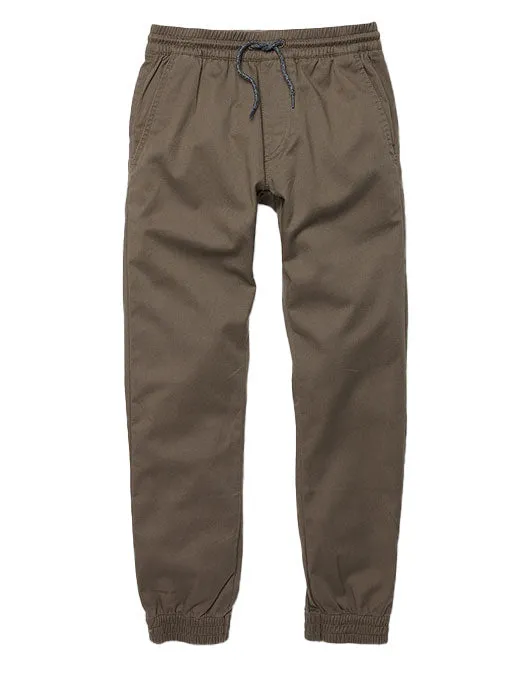 Volcom Kids' Frickin Slim Jogger Mushroom