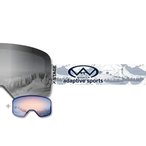 Wasatch Adaptive Sports Propnetic - Magnetic Ski Goggle   Bonus Lens