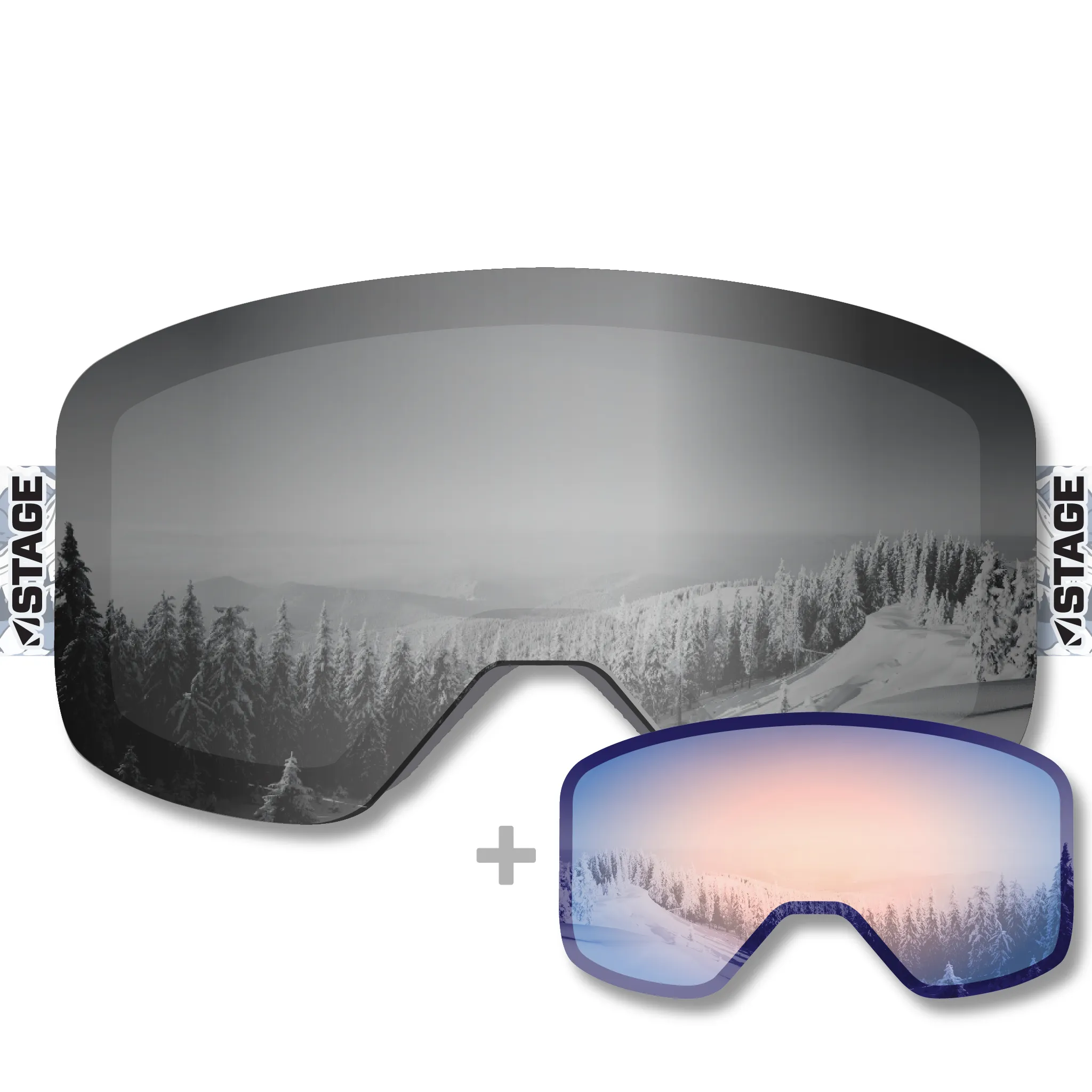 Wasatch Adaptive Sports Propnetic - Magnetic Ski Goggle   Bonus Lens